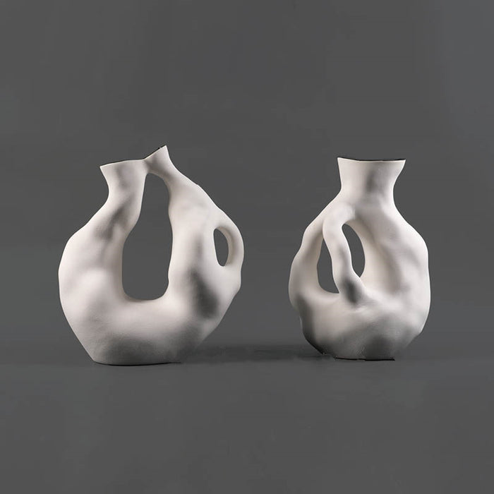 Circular Ceramic Vase